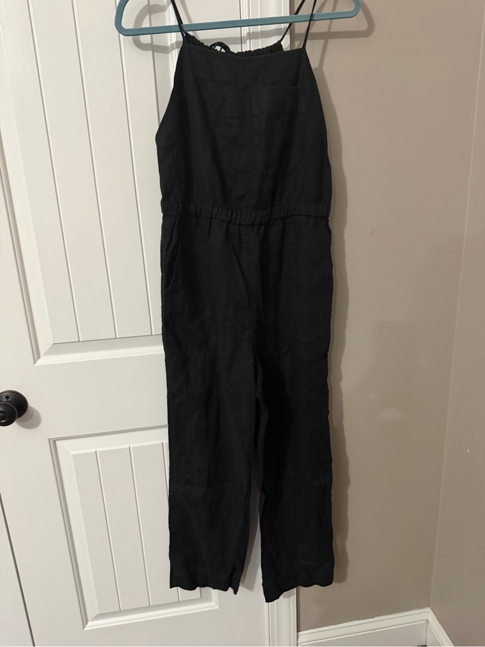 Everlane 100% Linen capsule wardrobe jumpsuit size small